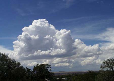 clouds over Albuquerque, New Mexico